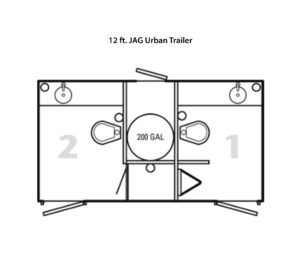 12 ft. JAG Urban Trailer
