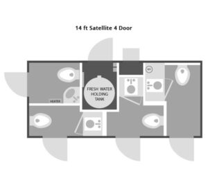 14′ Satellite 4 Door