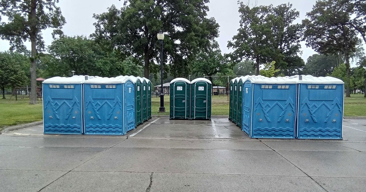 Portable Toilets for Clawson Fourth of July Celebration
